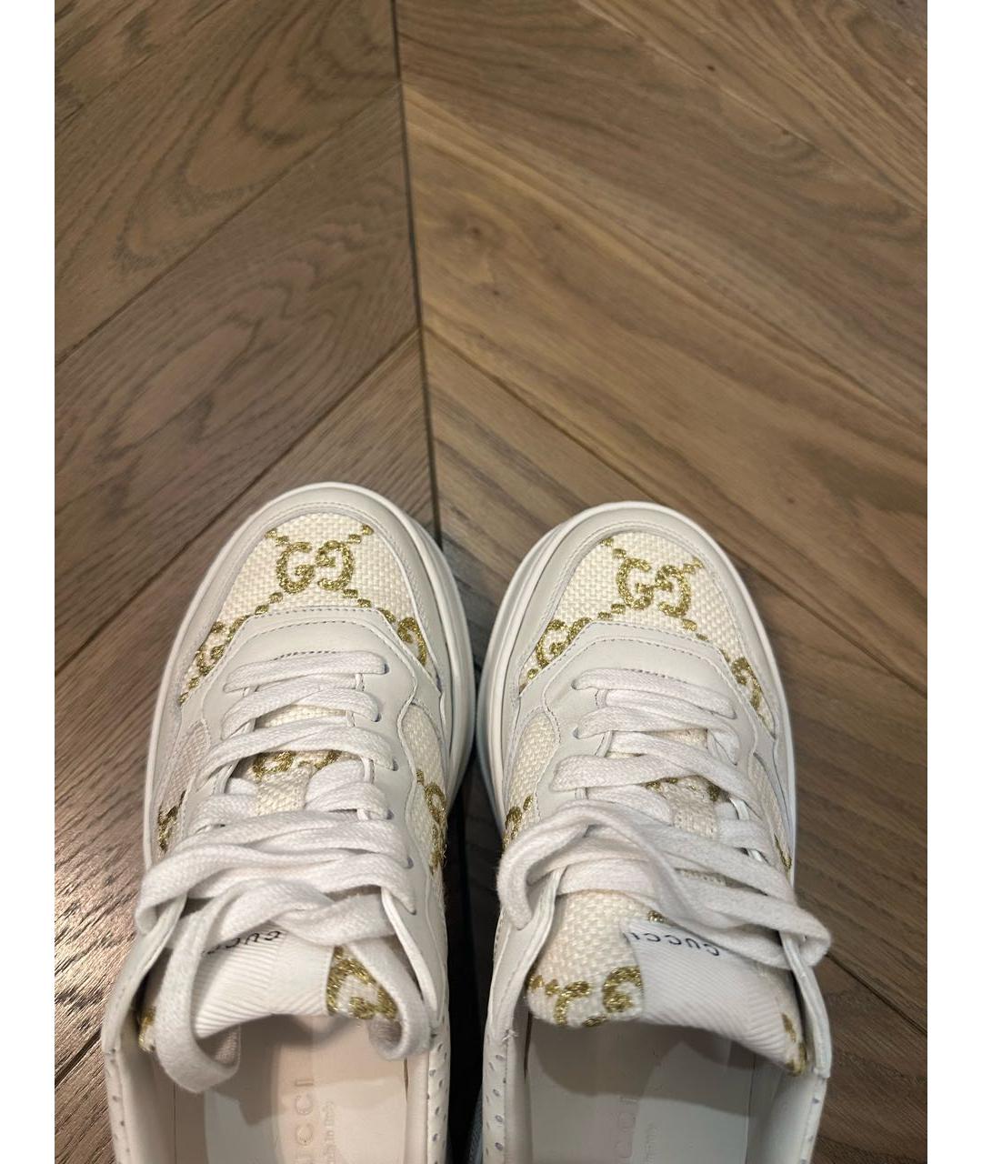 GUCCI Белые кеды, фото 3