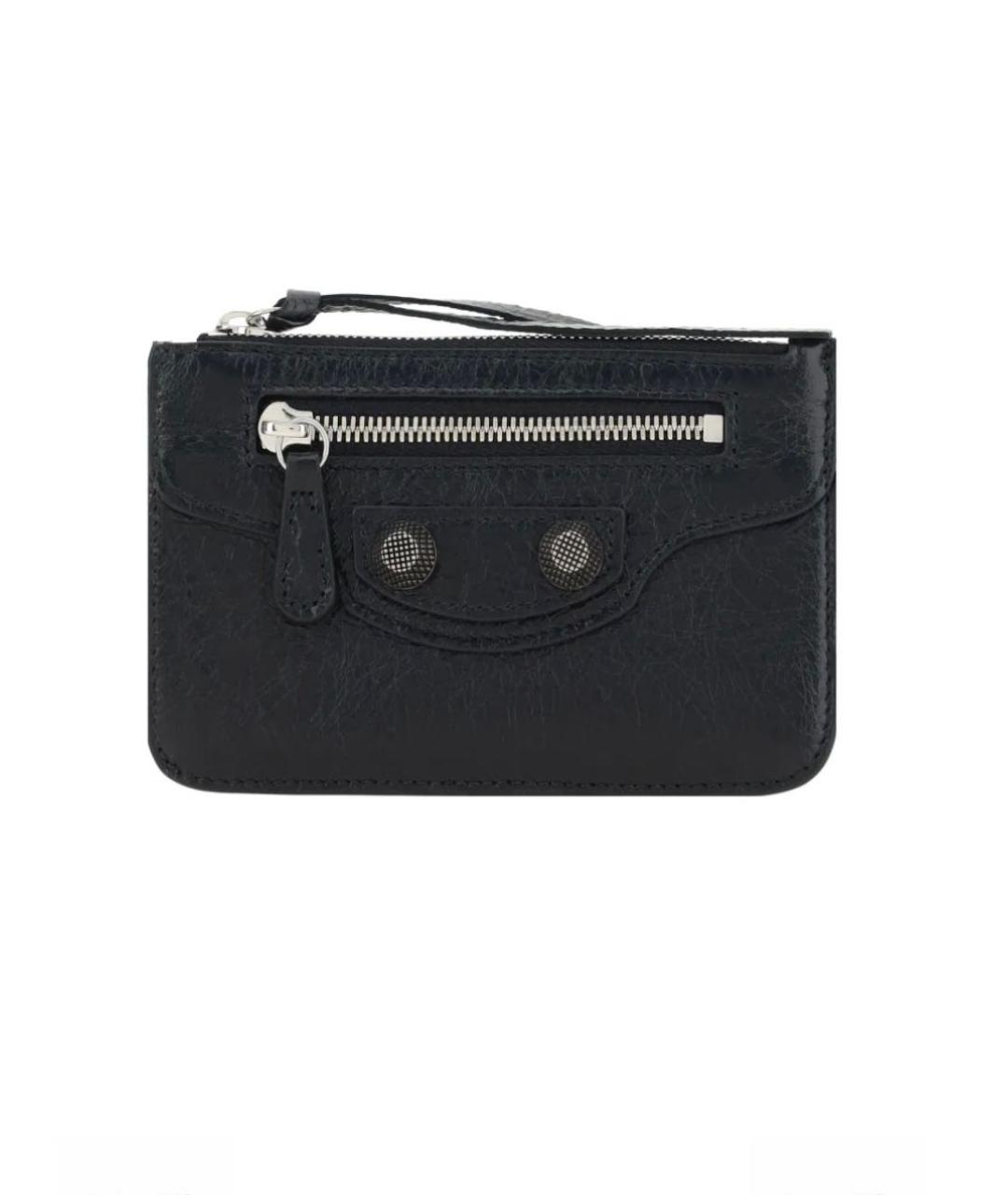 BALENCIAGA Черный кожаный кардхолдер, фото 1