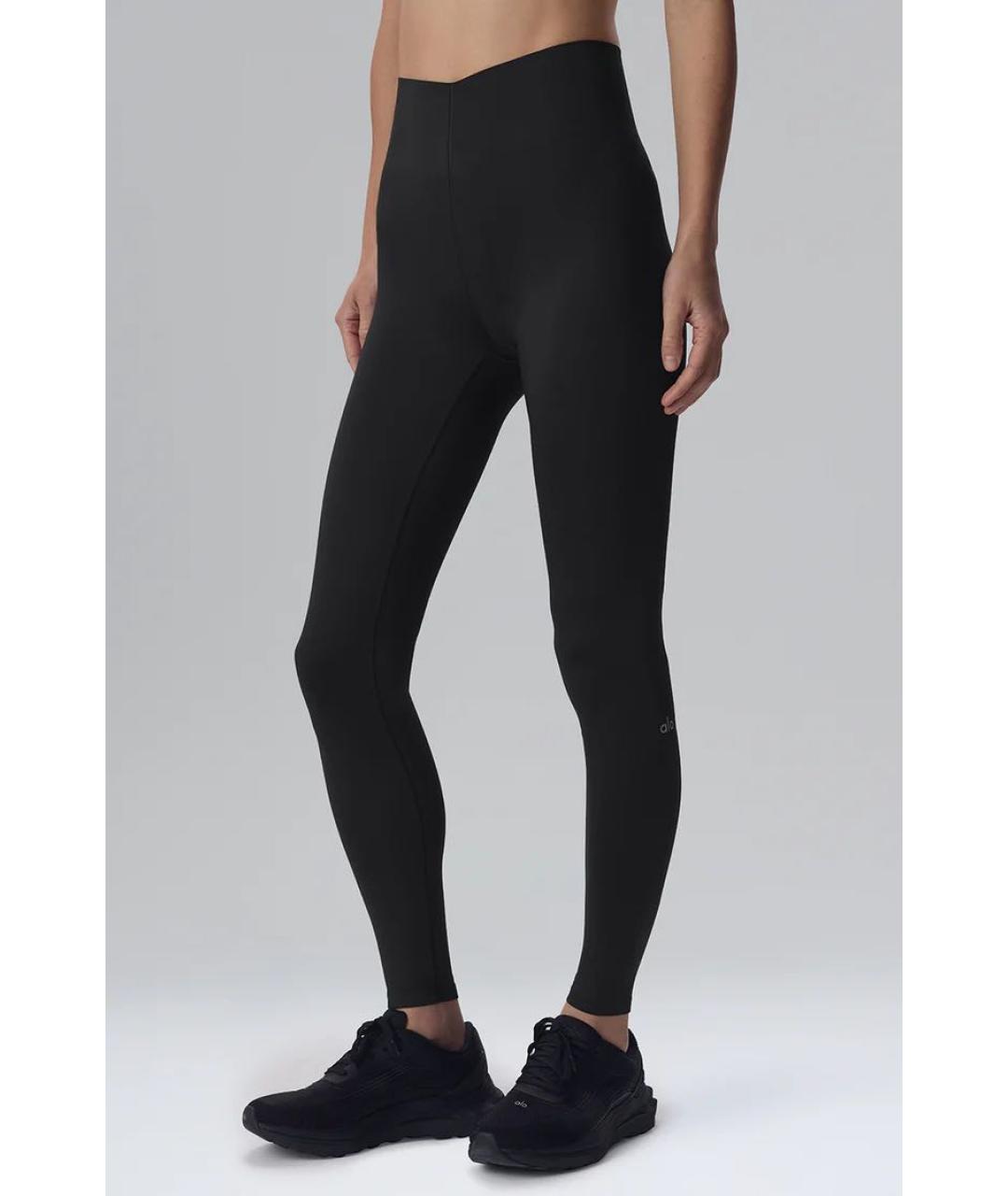 ALO YOGA Черные леггинсы и велосипедки, фото 2