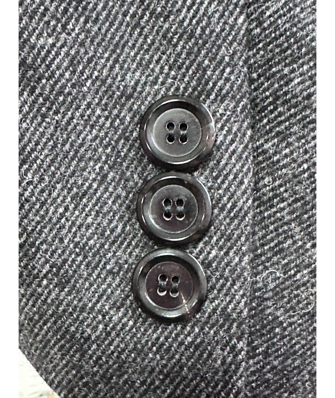 MOSCHINO Серое шерстяное пальто, фото 7