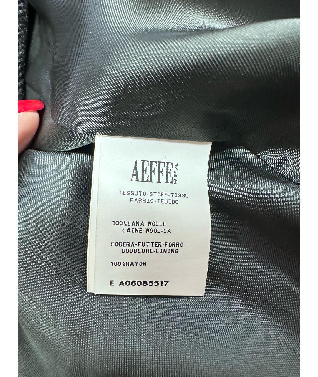 MOSCHINO Серое шерстяное пальто, фото 8