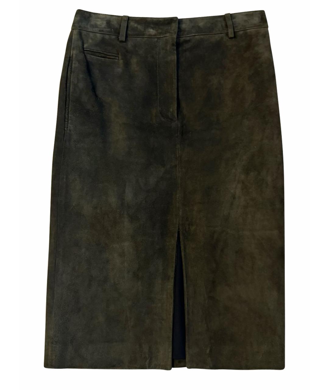 TOM FORD Замшевая юбка миди, фото 3