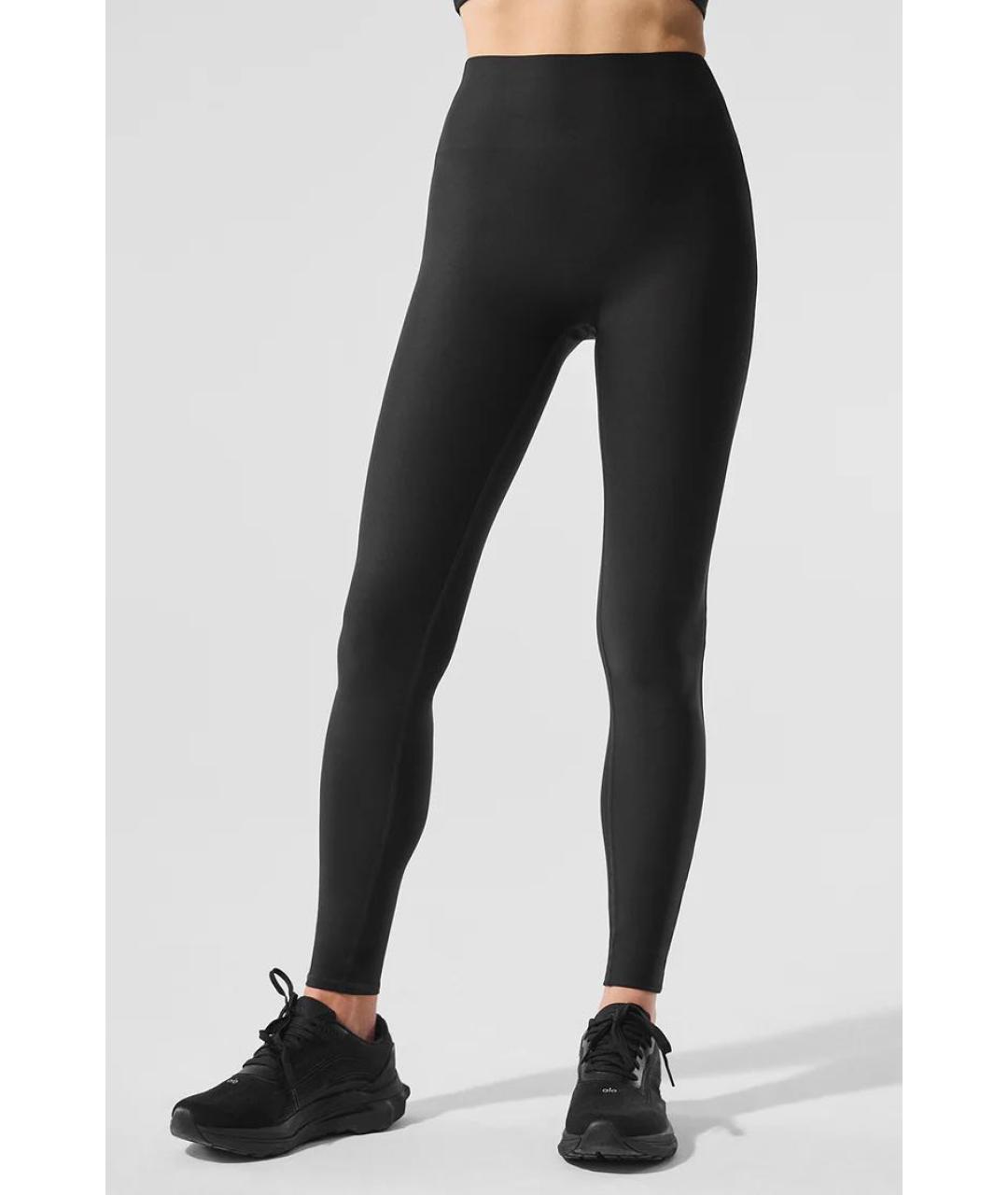 ALO YOGA Черные леггинсы и велосипедки, фото 2