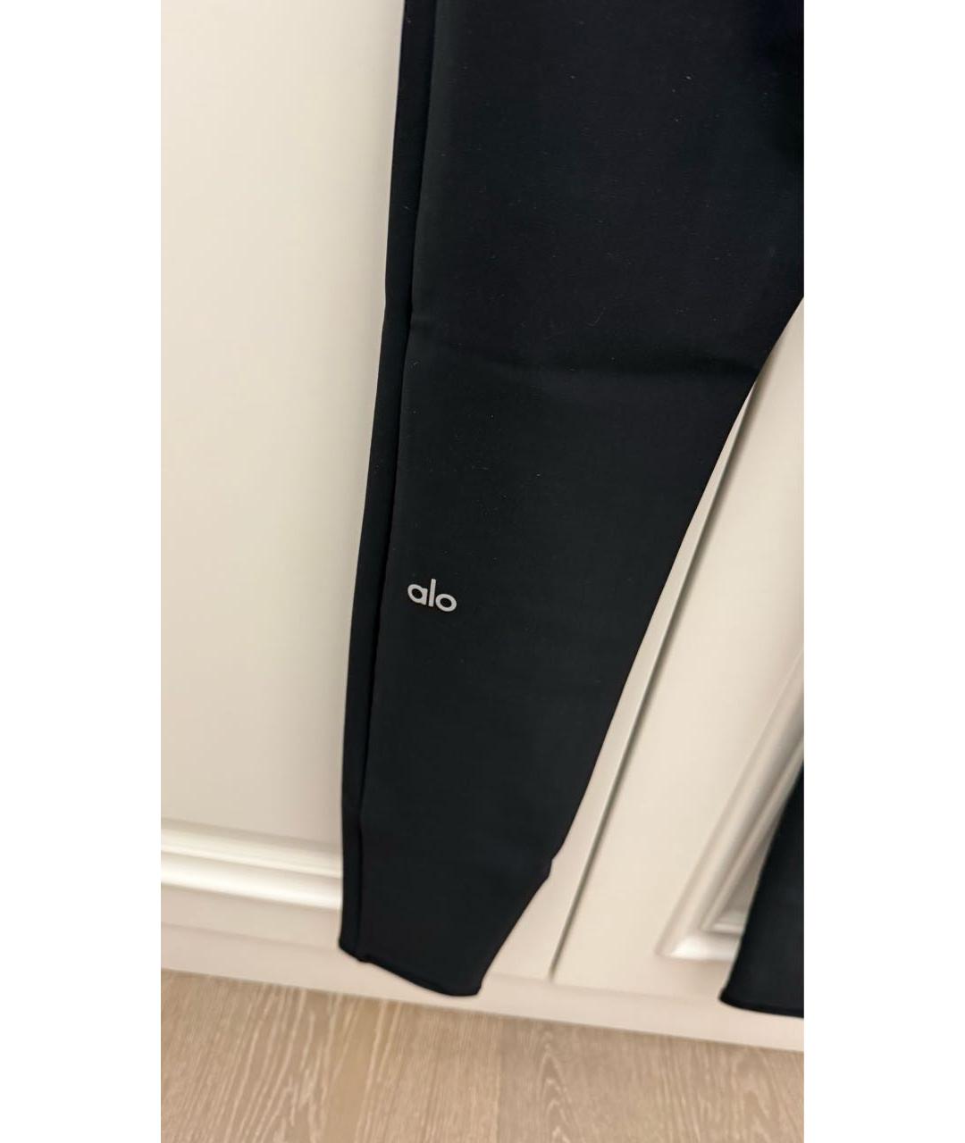 ALO YOGA Черные леггинсы и велосипедки, фото 4