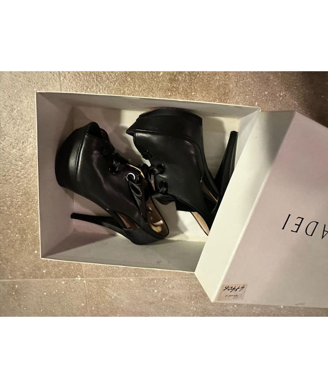 CASADEI Черные кожаные туфли, фото 7