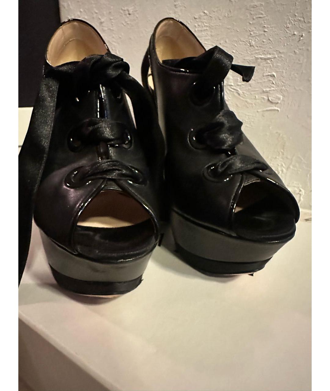 CASADEI Черные кожаные туфли, фото 2