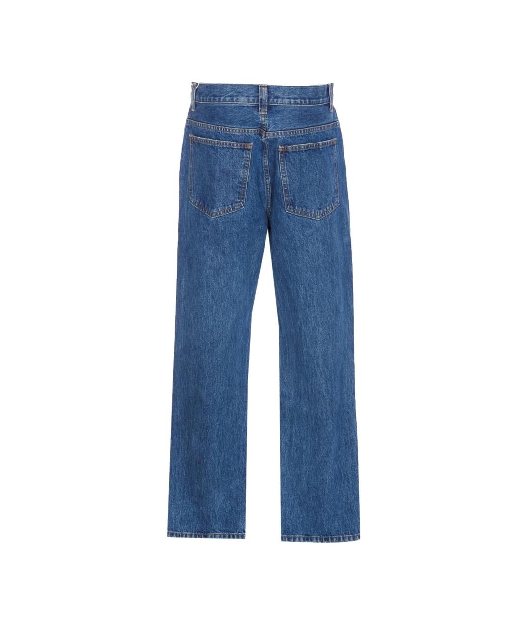 KHAITE Хлопковые прямые джинсы, фото 2