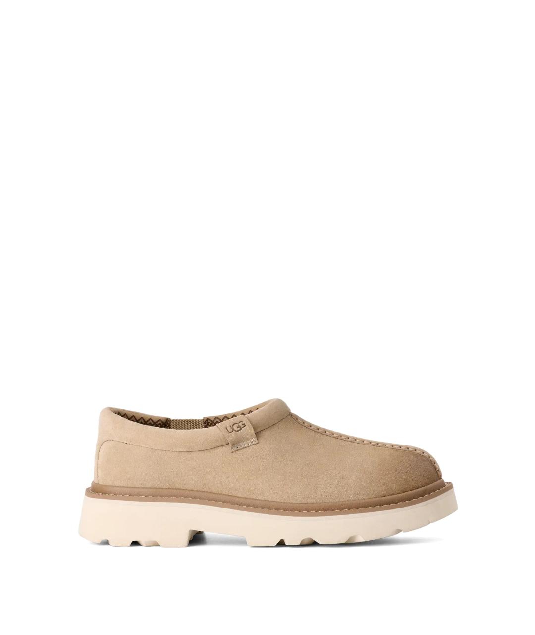 UGG AUSTRALIA Горчичные замшевые низкие ботинки, фото 1