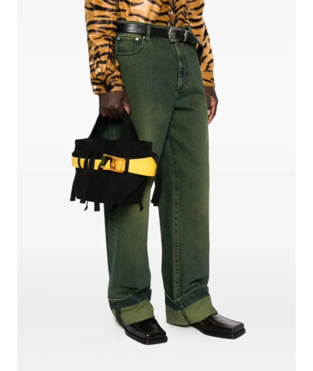 OTTOLINGER Черная хлопковая сумка тоут, фото 5