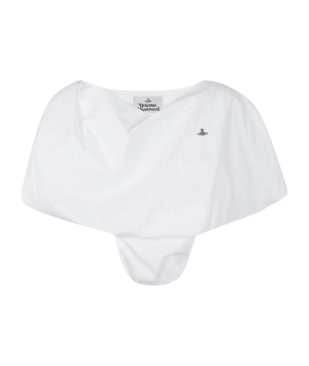 VIVIENNE WESTWOOD Белая хлопковая майка, фото 1