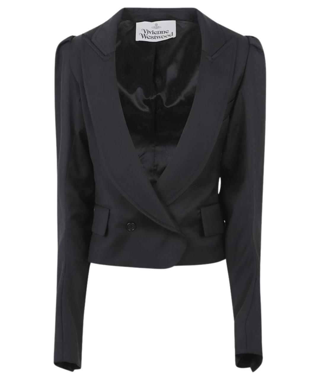 VIVIENNE WESTWOOD Черный шерстяной жакет/пиджак, фото 1