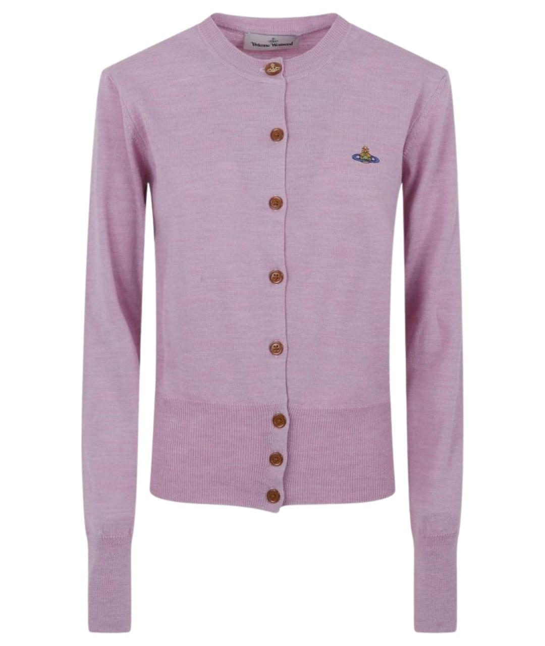 VIVIENNE WESTWOOD Розовый шерстяной кардиган, фото 1