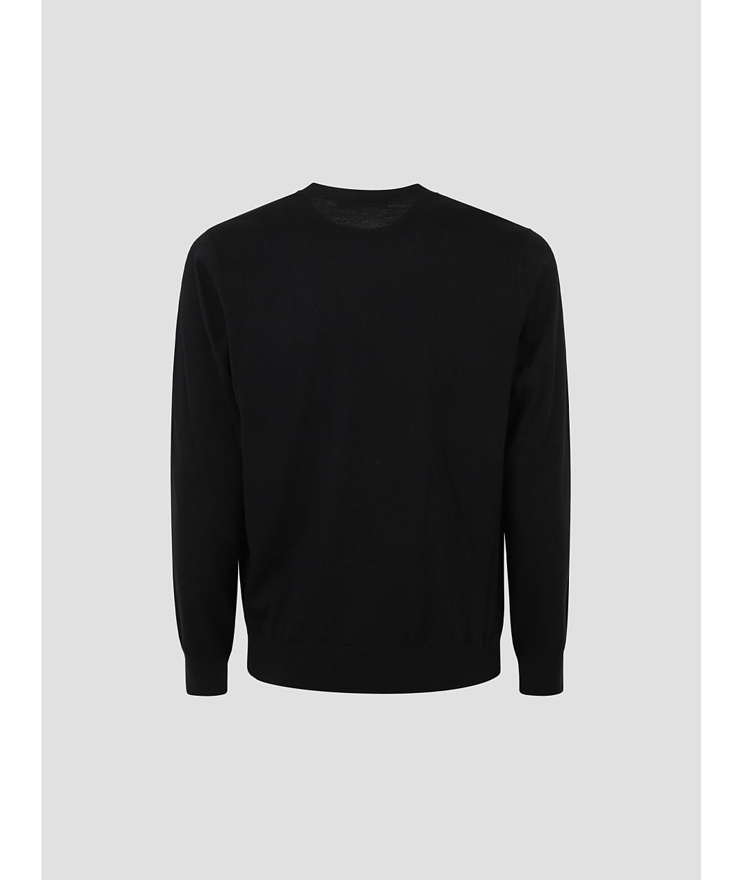 DRIES VAN NOTEN Черный льняной джемпер / свитер, фото 2