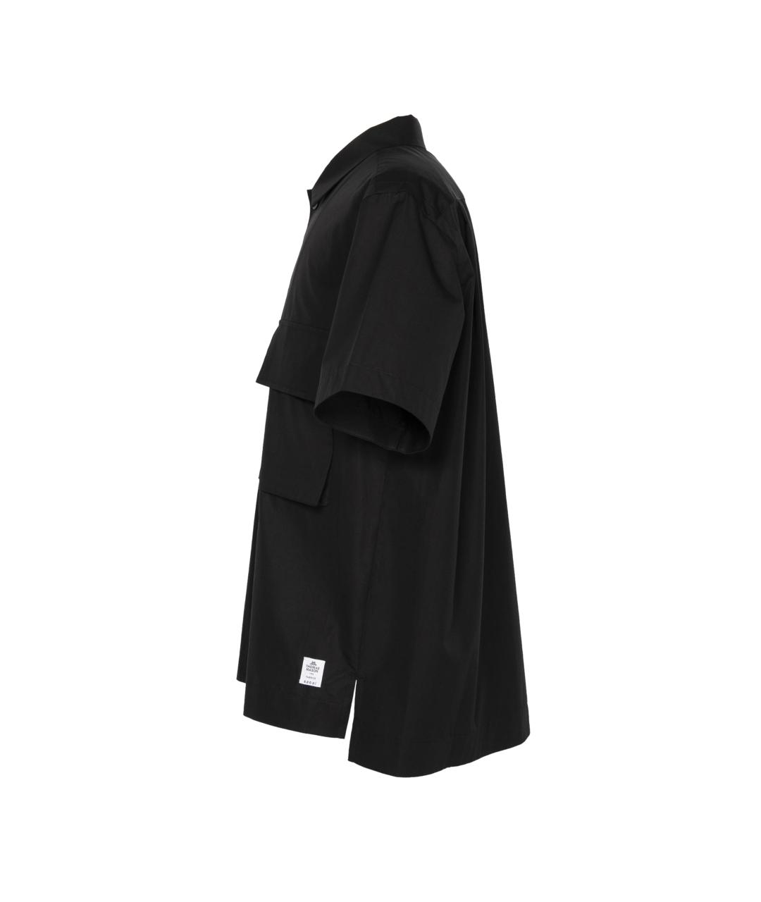 SACAI Черная хлопковая кэжуал рубашка, фото 3