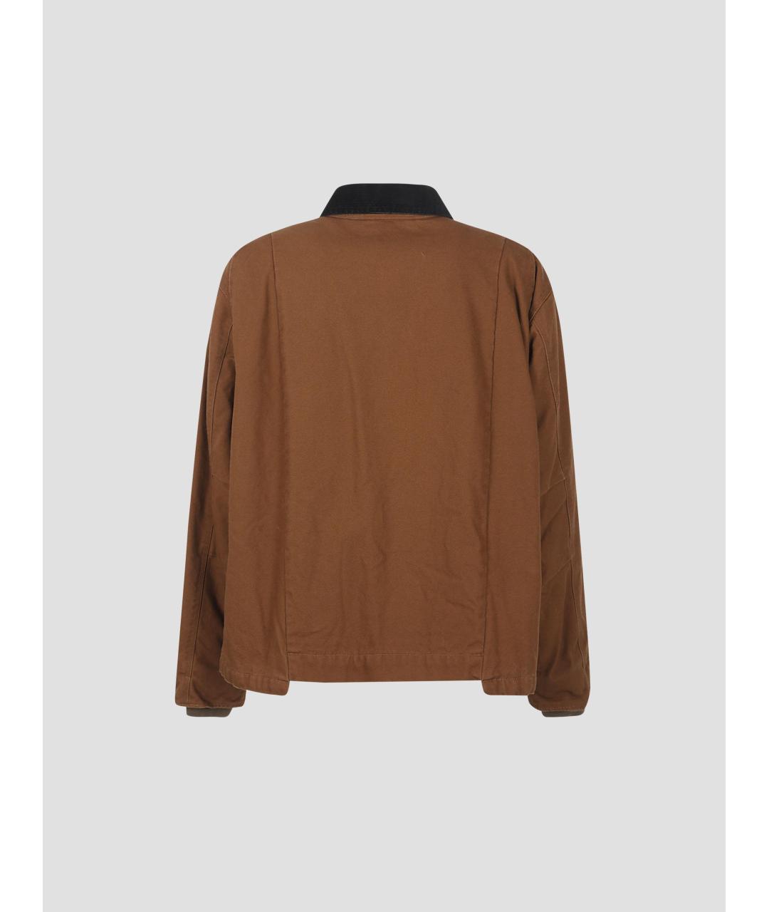 SACAI Коричневая хлопковая куртка, фото 2