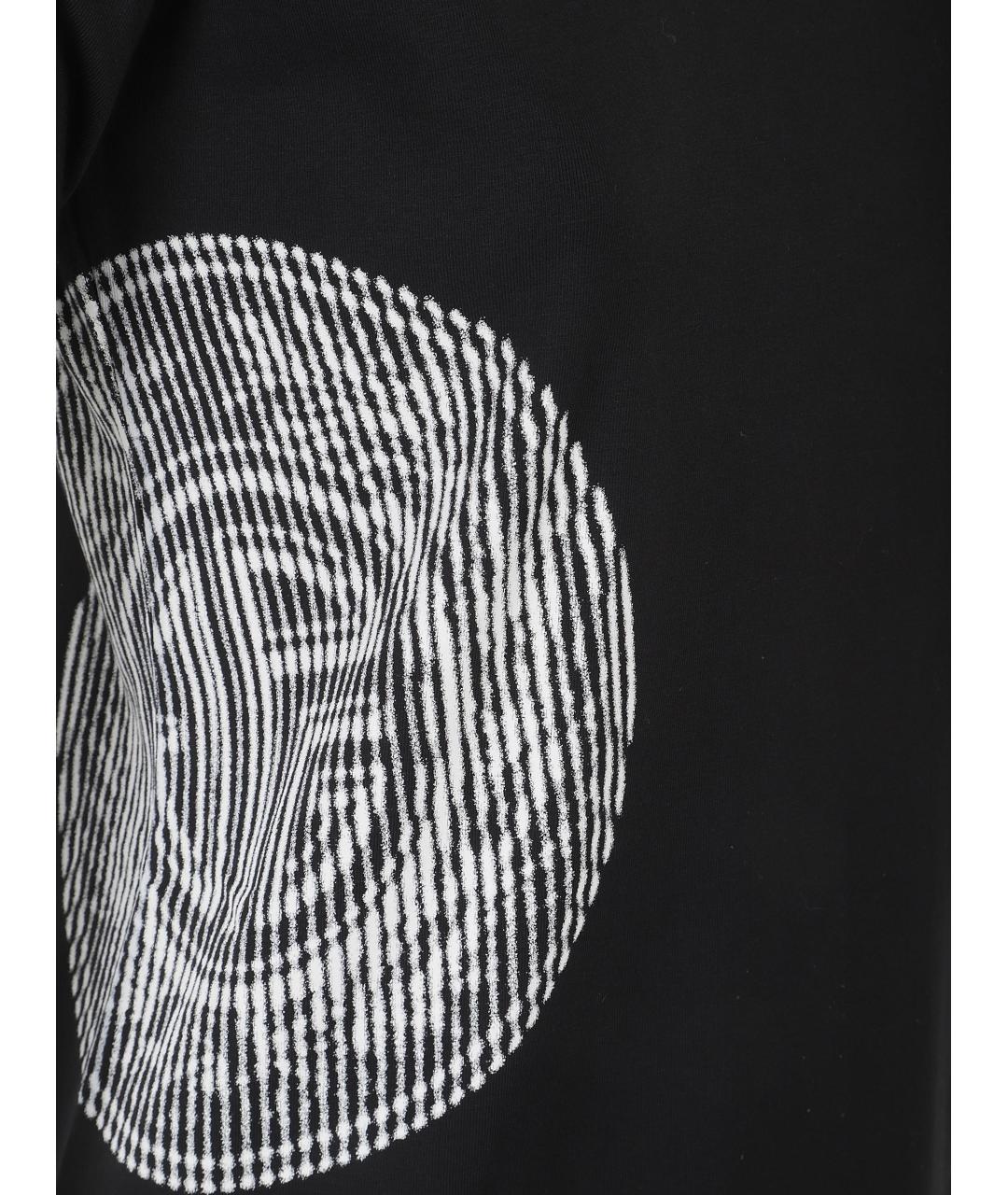 JEAN PAUL GAULTIER Черная хлопковая футболка, фото 3