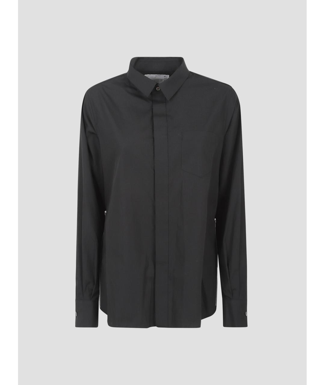 SACAI Черная кэжуал рубашка, фото 4