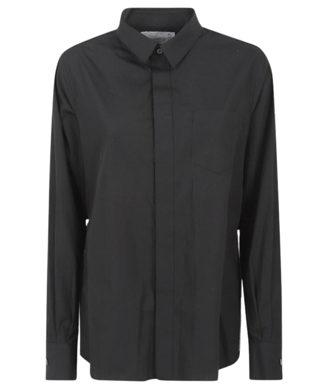 SACAI Черная кэжуал рубашка, фото 1