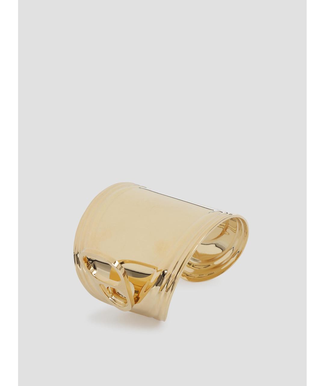 JEAN PAUL GAULTIER Золотой металлический браслет, фото 3