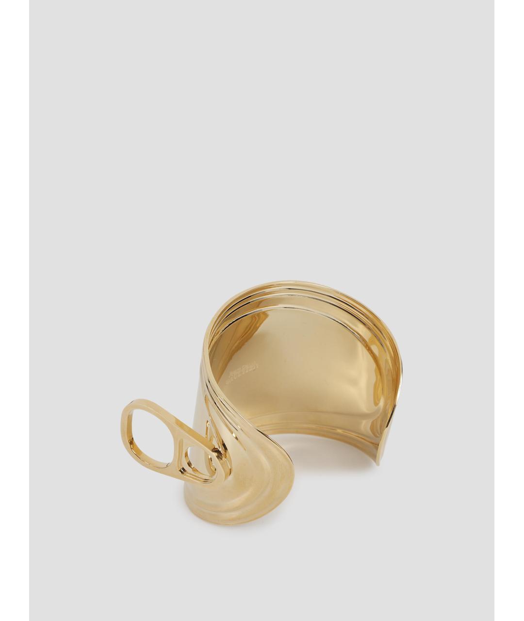 JEAN PAUL GAULTIER Золотой металлический браслет, фото 2