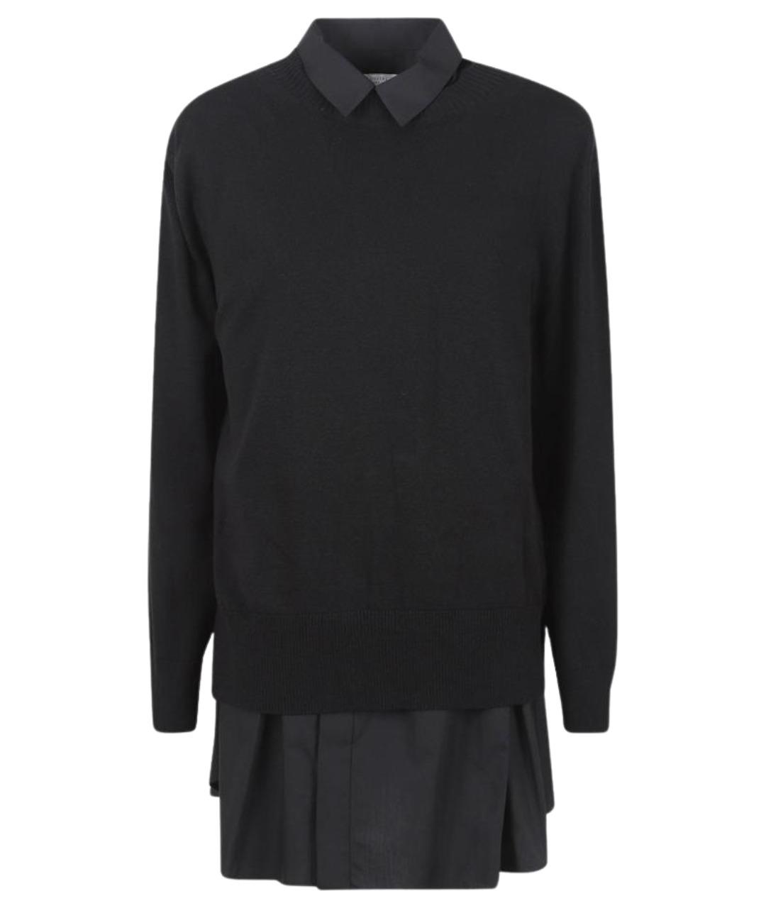 SACAI Черное повседневное платье, фото 1