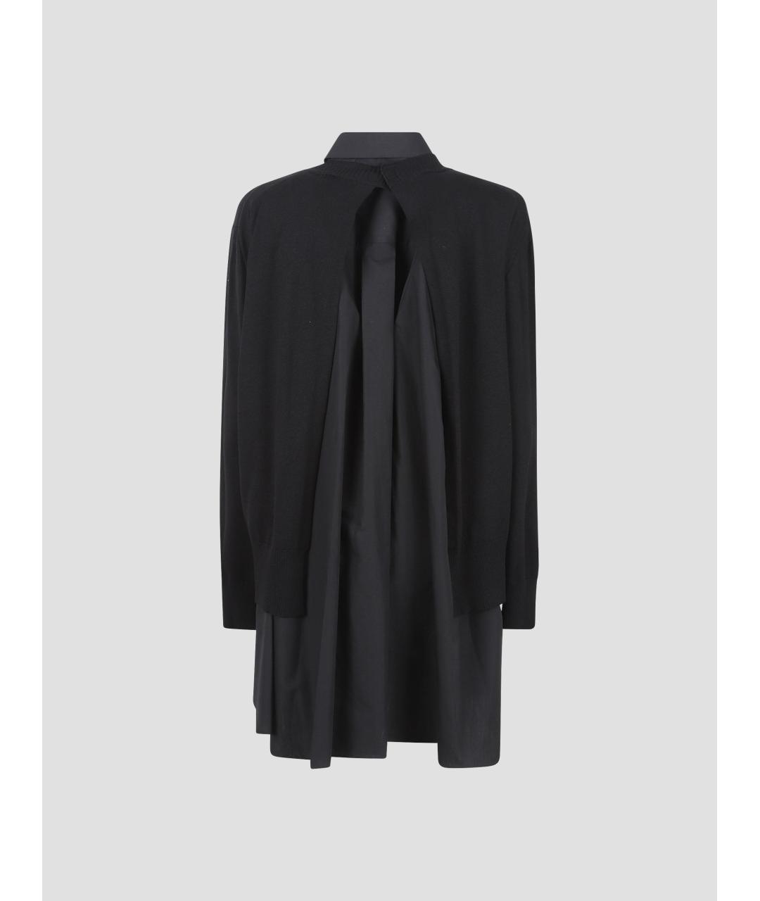 SACAI Черное повседневное платье, фото 2