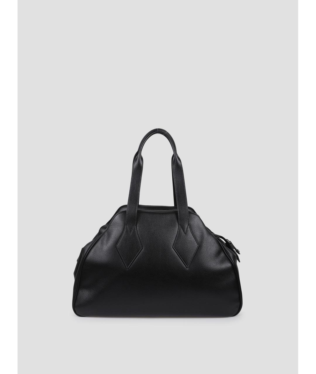 VIVIENNE WESTWOOD Черная сумка через плечо из искусственной кожи, фото 3