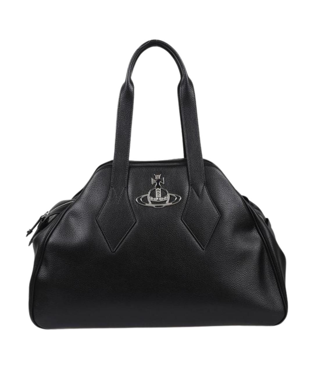 VIVIENNE WESTWOOD Черная сумка через плечо из искусственной кожи, фото 1