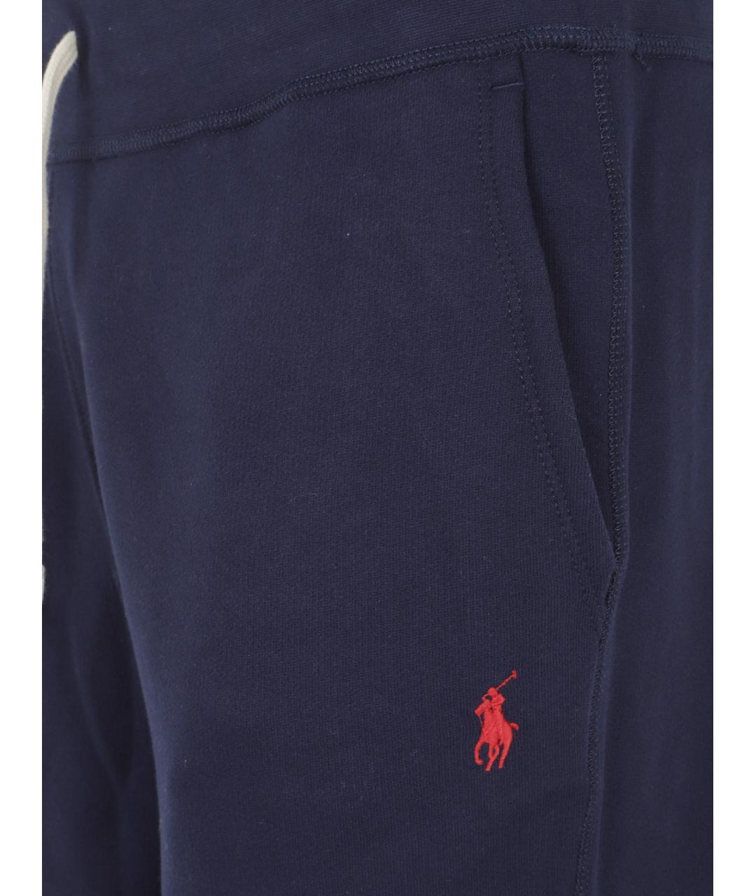 POLO RALPH LAUREN Темно-синие хлопковые повседневные брюки, фото 2