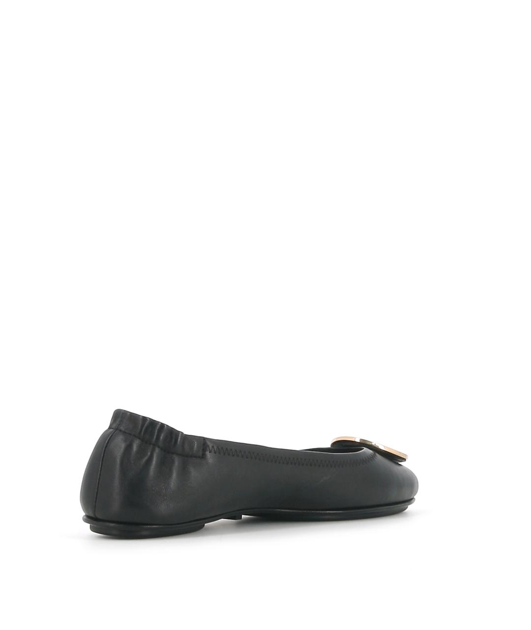 TORY BURCH Черные кожаные балетки, фото 2