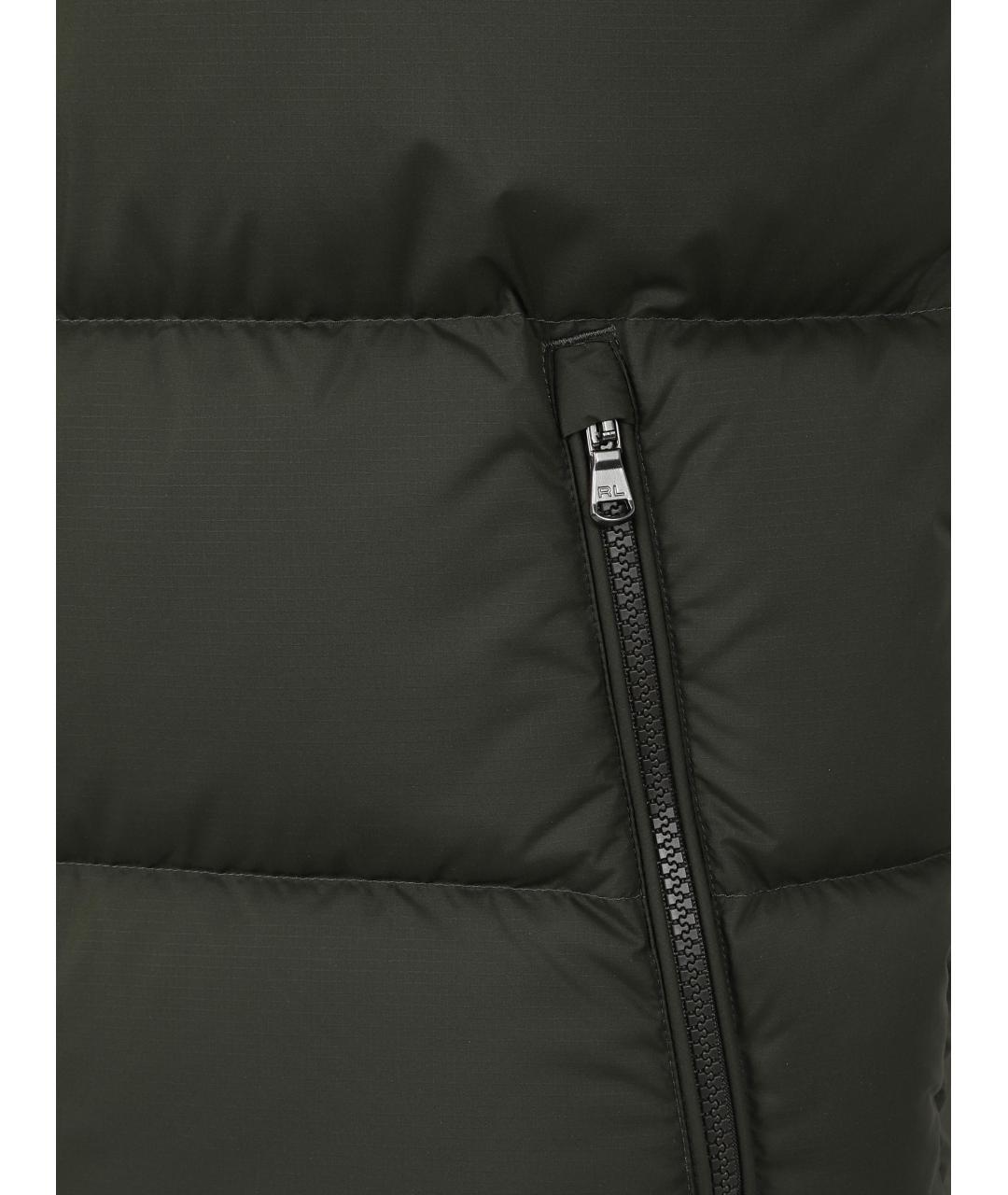 POLO RALPH LAUREN Хаки полиэстеровый жилет, фото 2