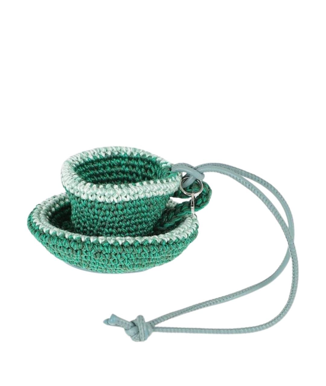 J.W.ANDERSON Зеленый брелок, фото 1