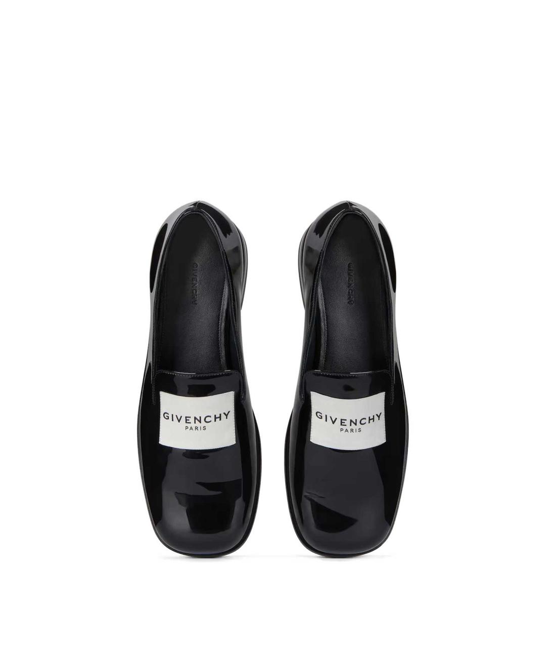 GIVENCHY Черные лоферы из лакированной кожи, фото 4