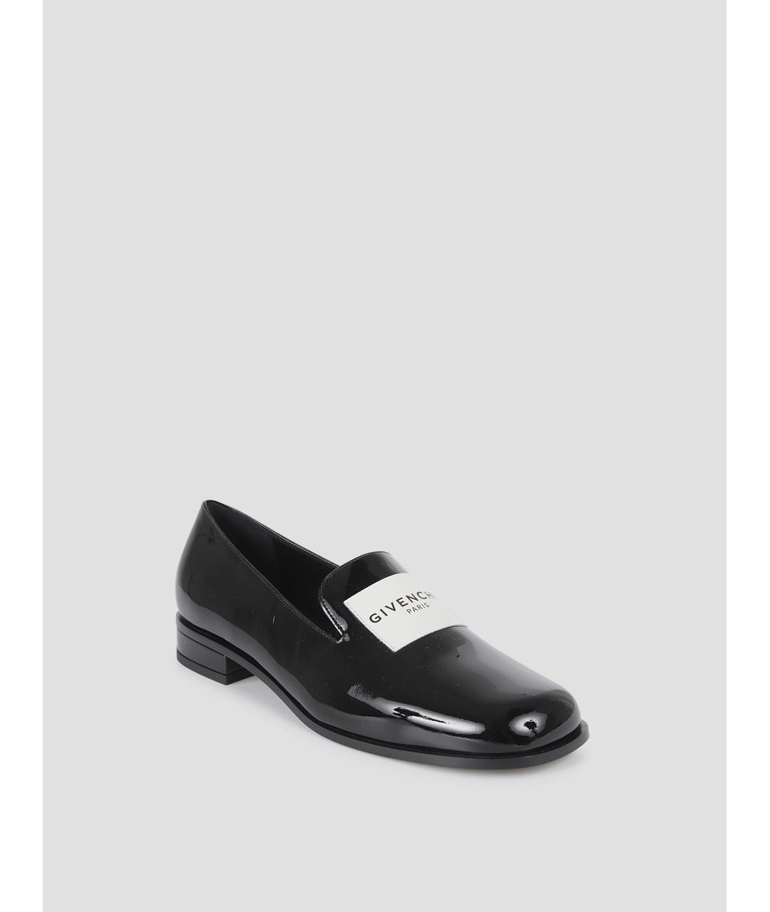 GIVENCHY Черные лоферы из лакированной кожи, фото 3