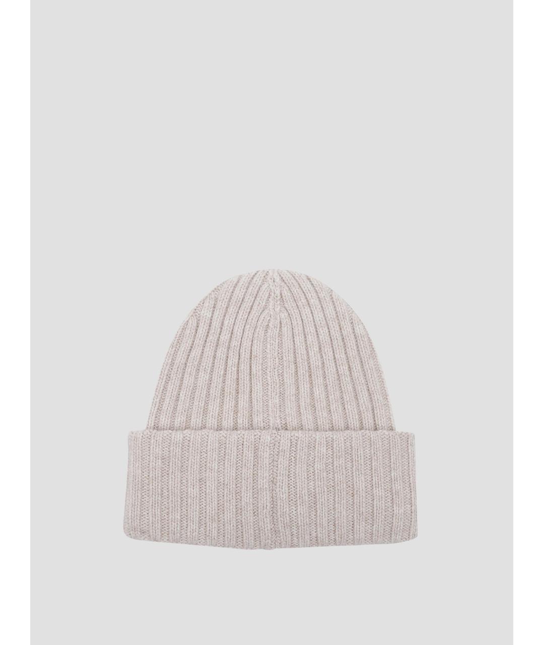 GANNI Бежевая шерстяная шапка, фото 2