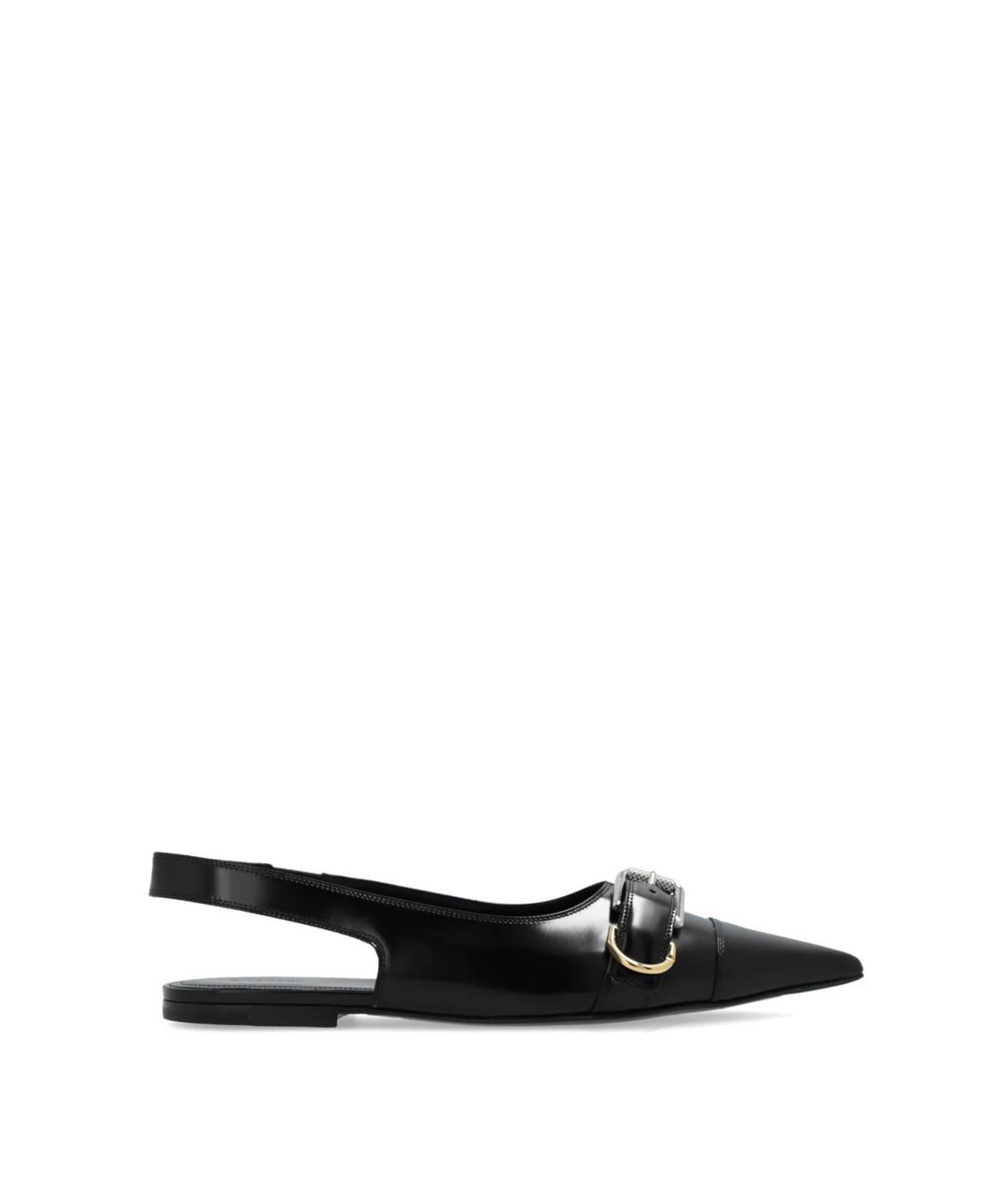 GIVENCHY Черные кожаные балетки, фото 1