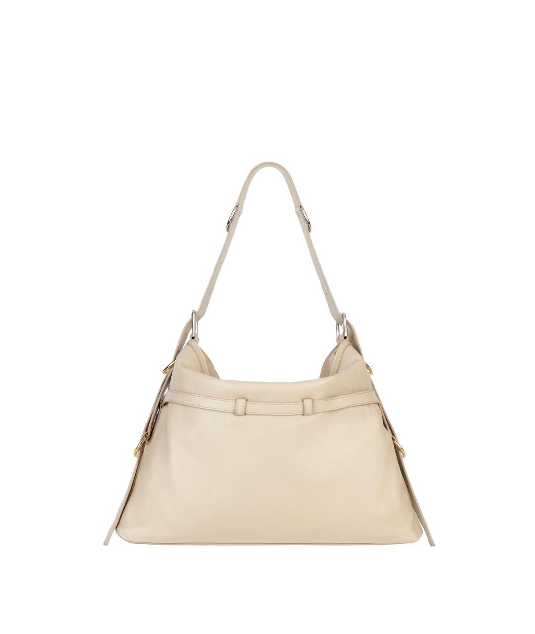 GIVENCHY Бежевая кожаная сумка через плечо, фото 2