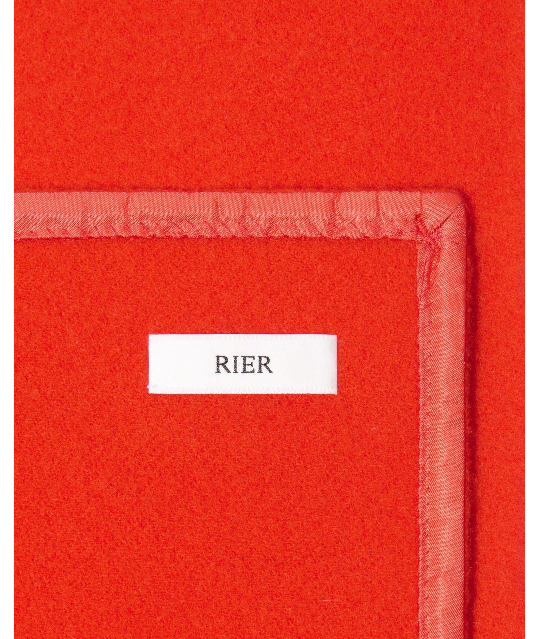 RIER Красный шерстяной шарф, фото 2