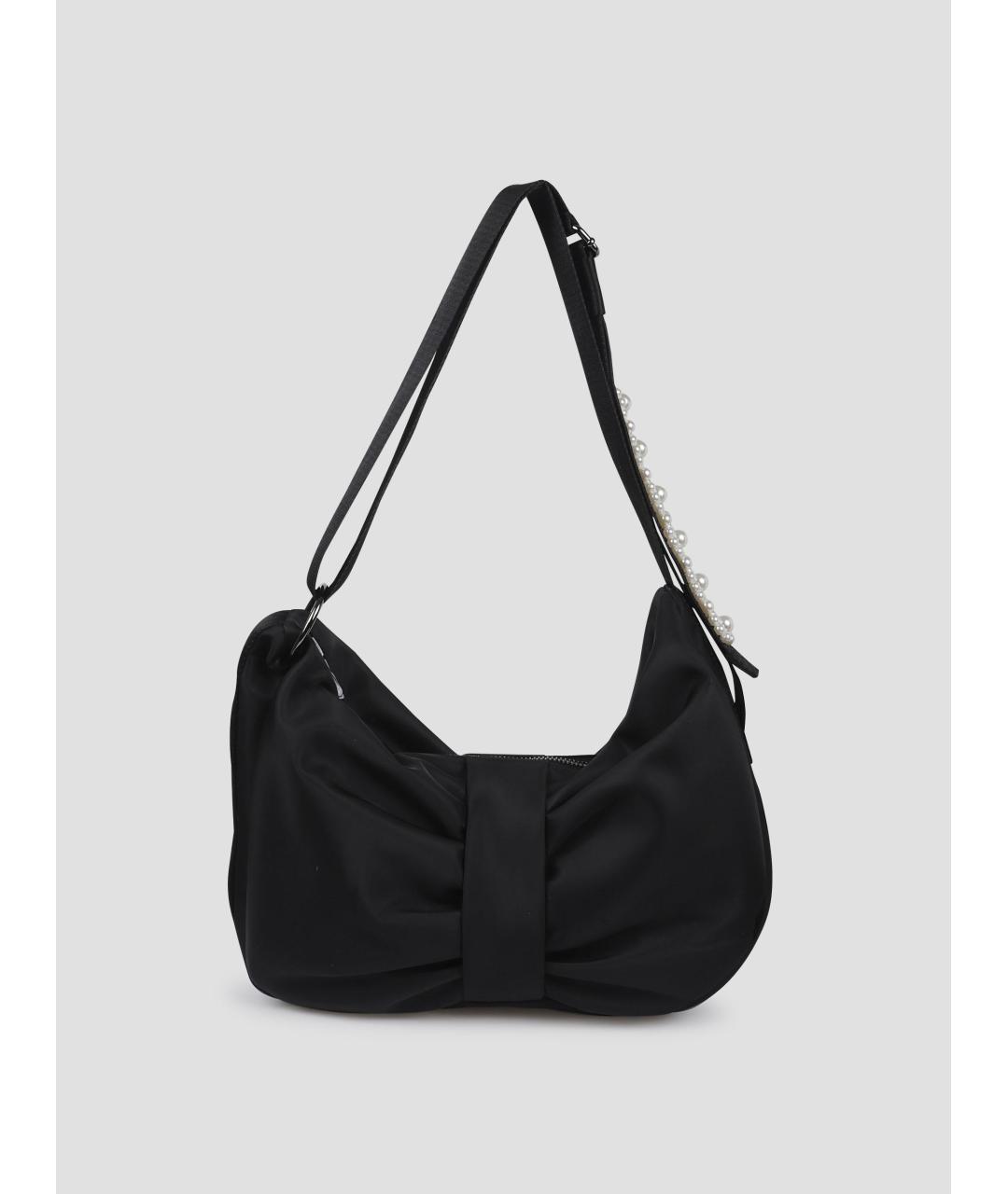 SIMONE ROCHA Черная синтетическая сумка через плечо, фото 4