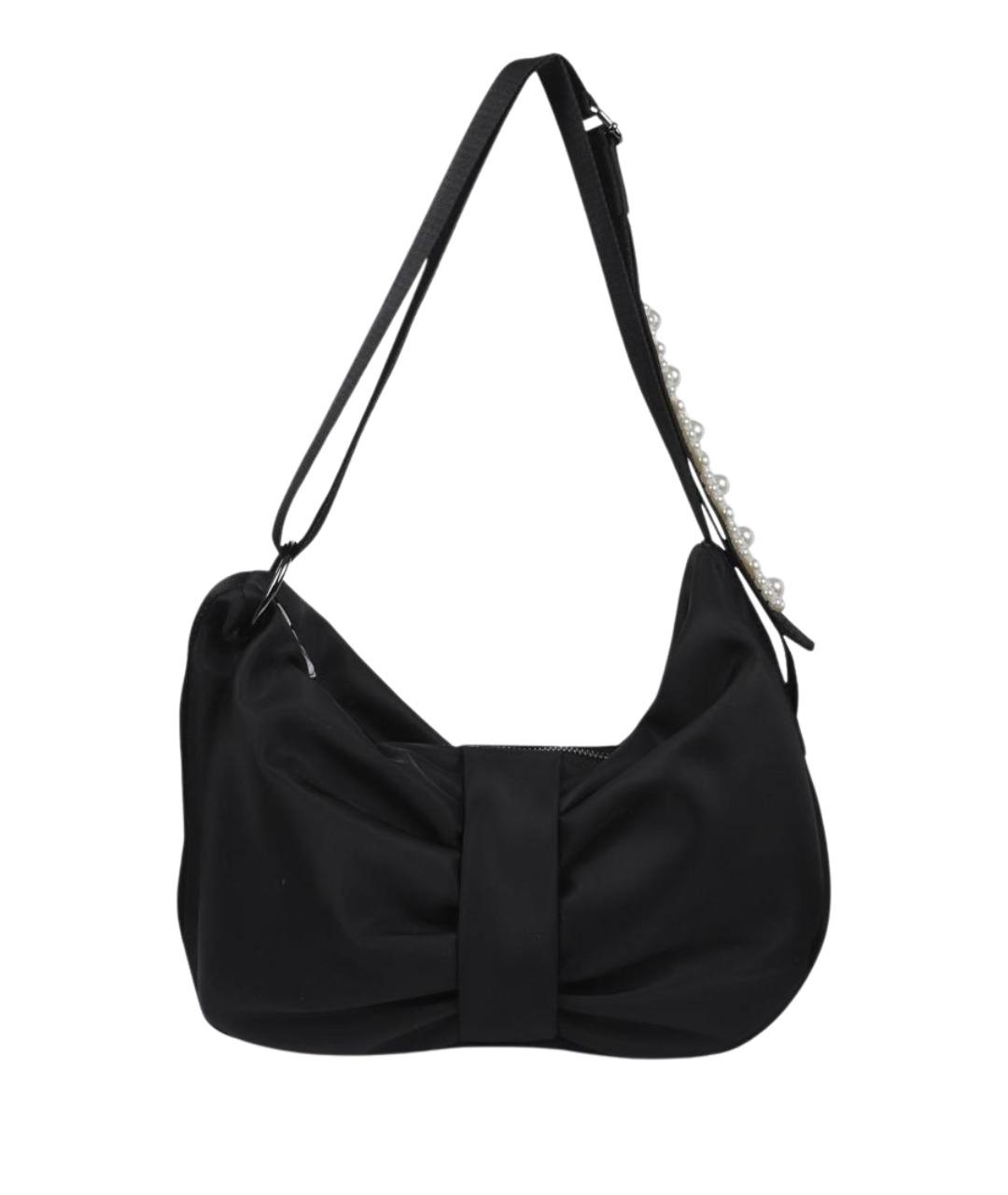 SIMONE ROCHA Черная синтетическая сумка через плечо, фото 1