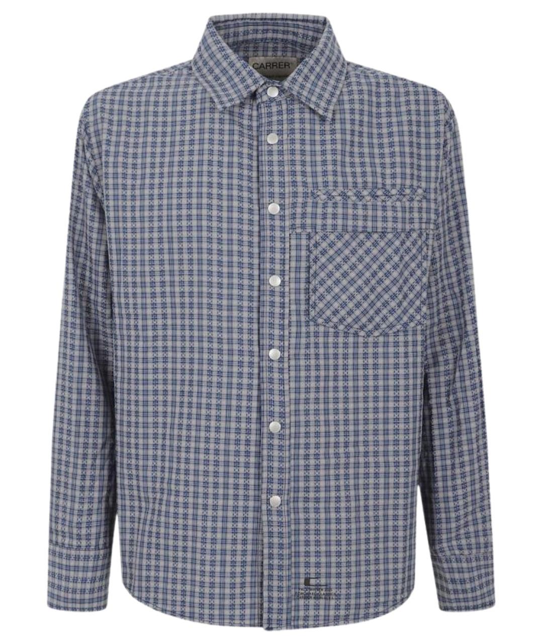 CARRERA Y CARRERA Синяя кэжуал рубашка, фото 1