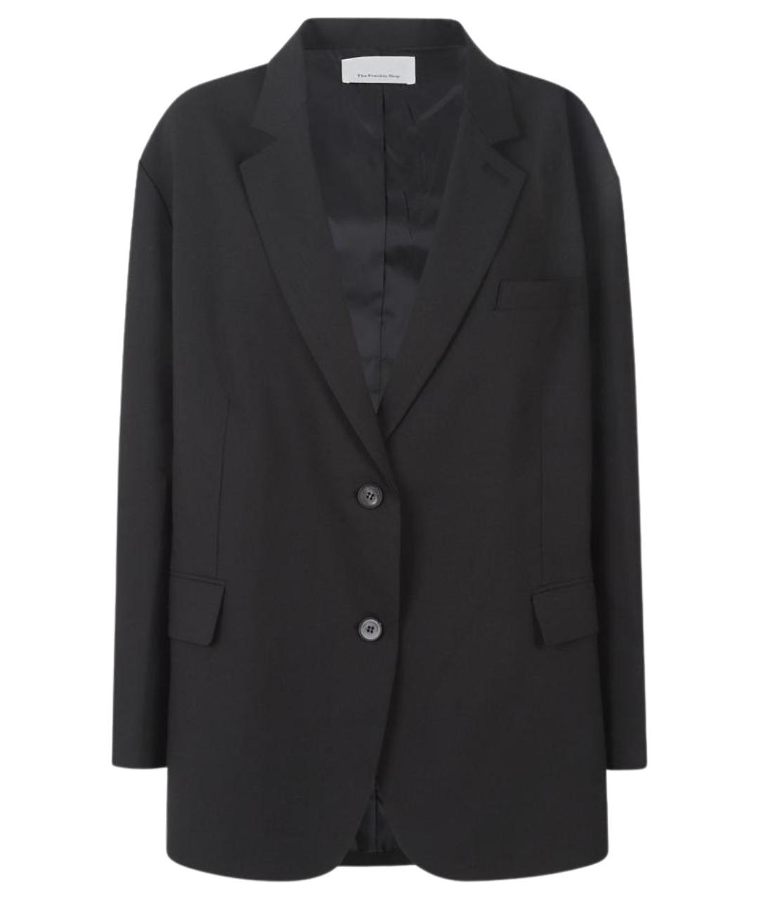 THE FRANKIE SHOP Черный полиэстеровый жакет/пиджак, фото 1