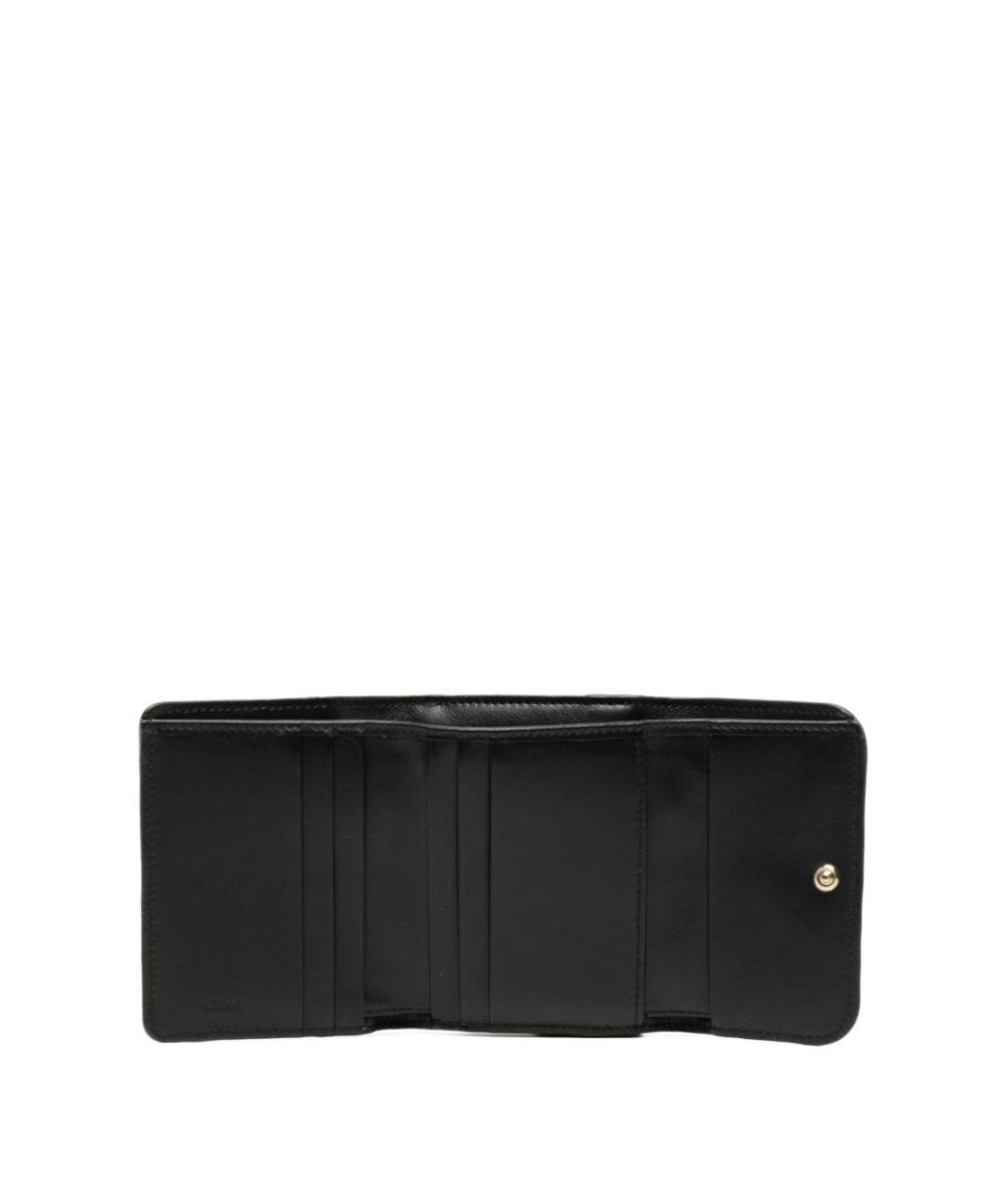 CHLOE Черный кожаный кошелек, фото 3