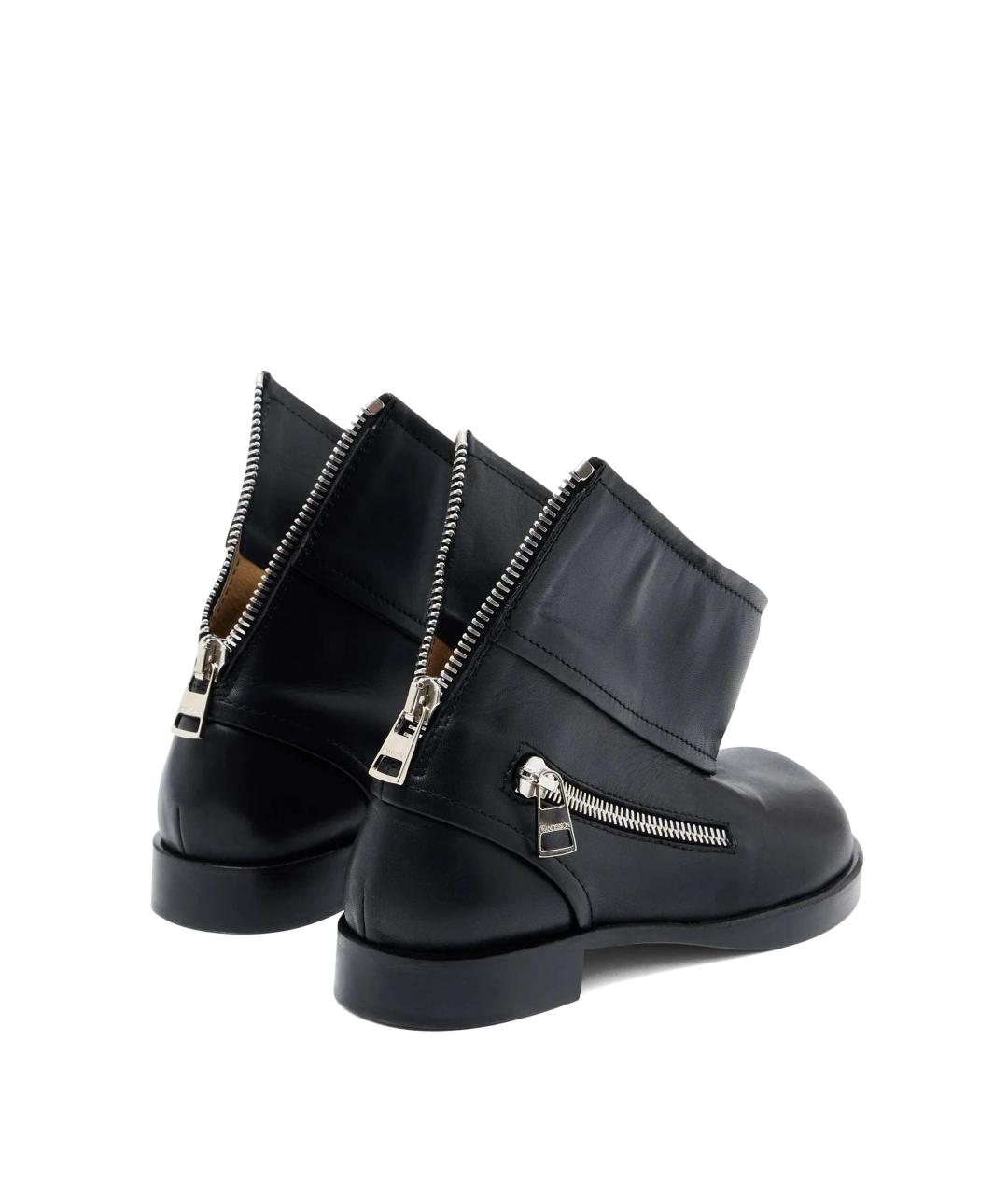 J.W.ANDERSON Черные кожаные ботинки, фото 2