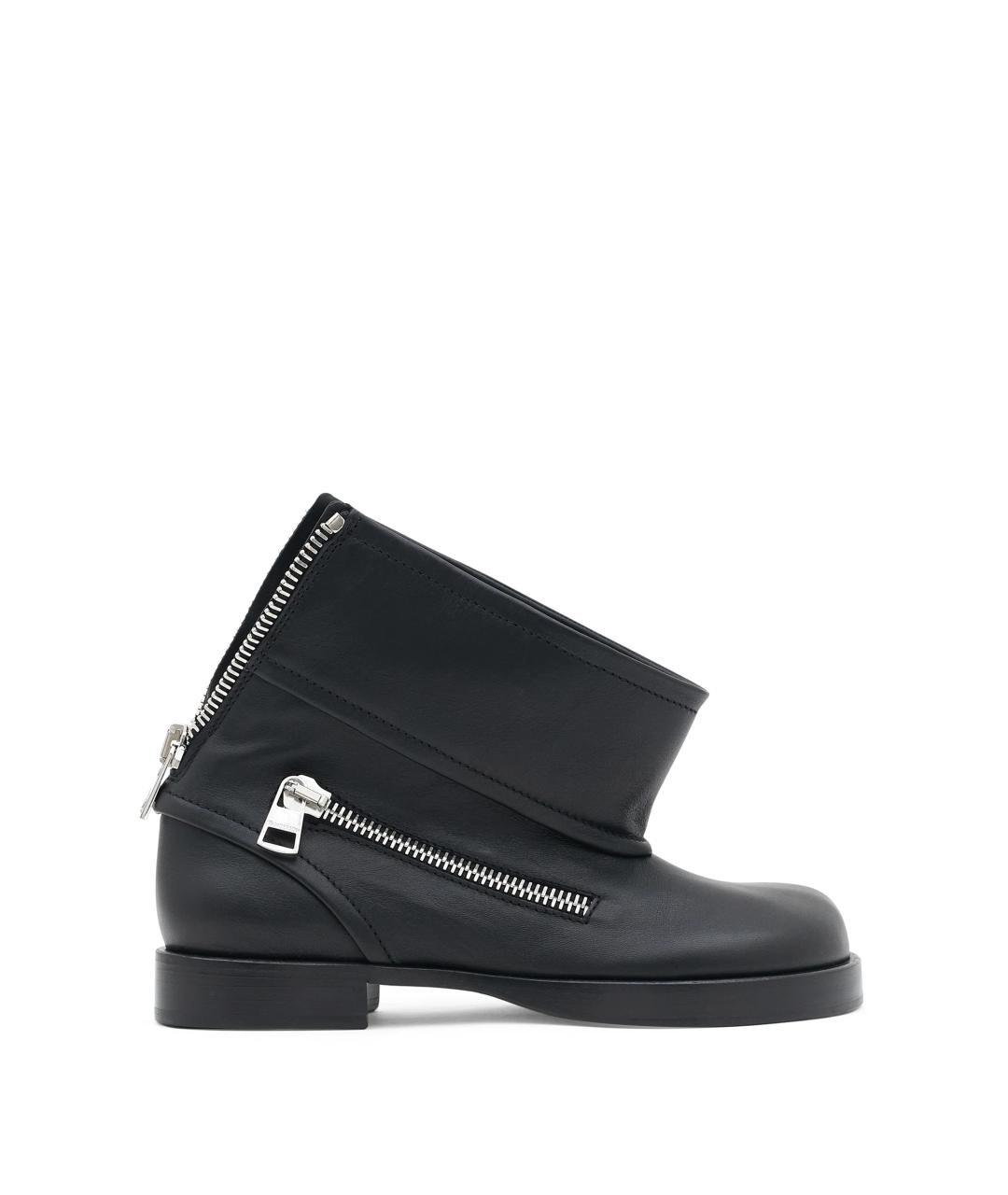 J.W.ANDERSON Черные кожаные ботинки, фото 1