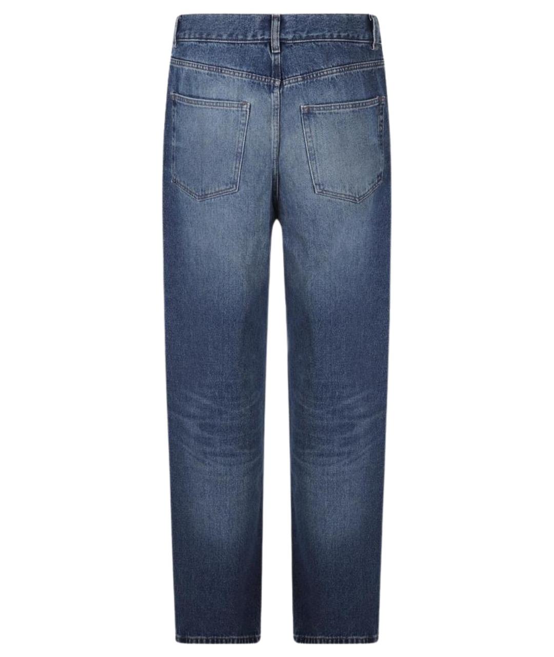 A.P.C. Темно-синие хлопковые прямые джинсы, фото 2