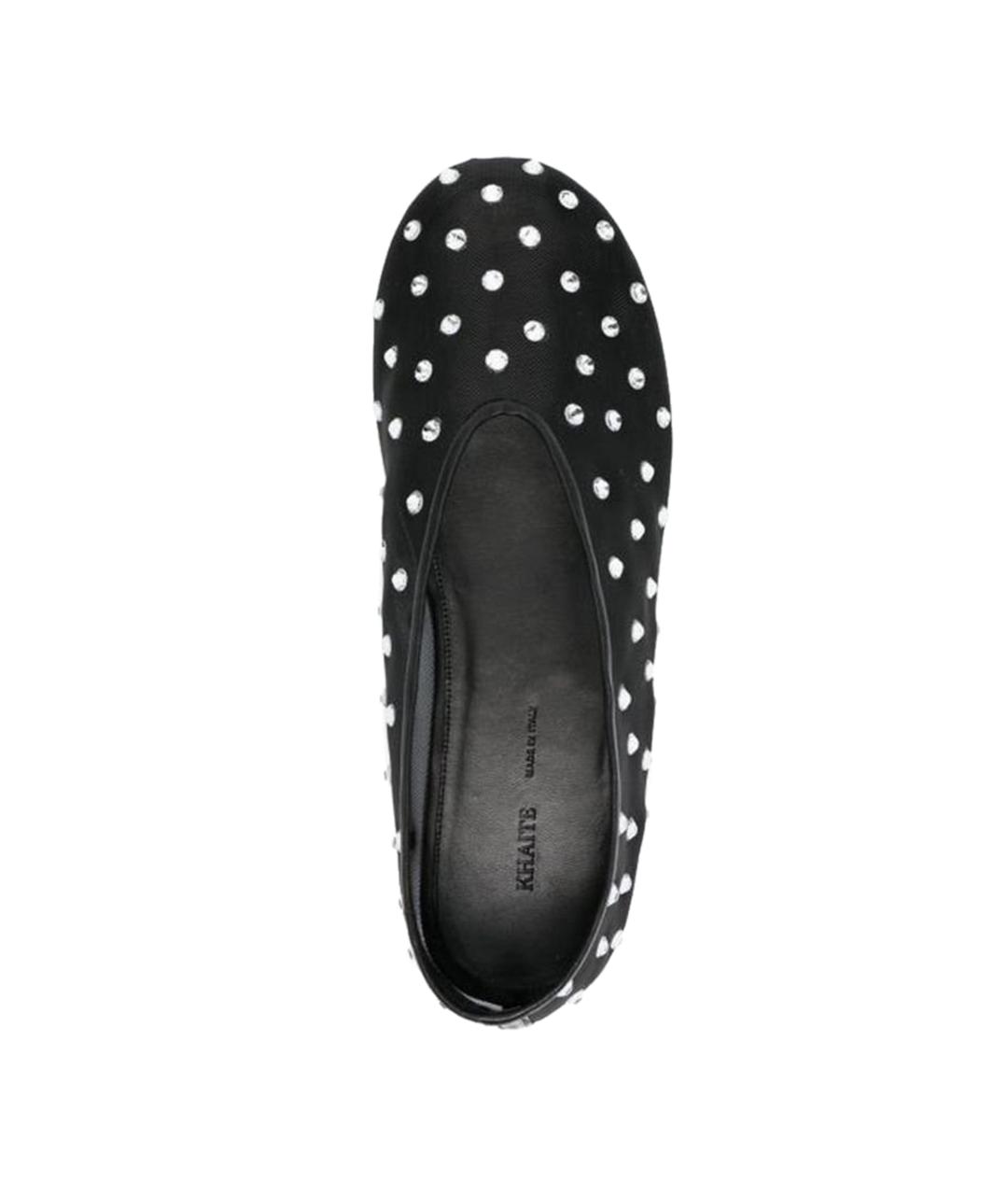 KHAITE Черные синтетические балетки, фото 3