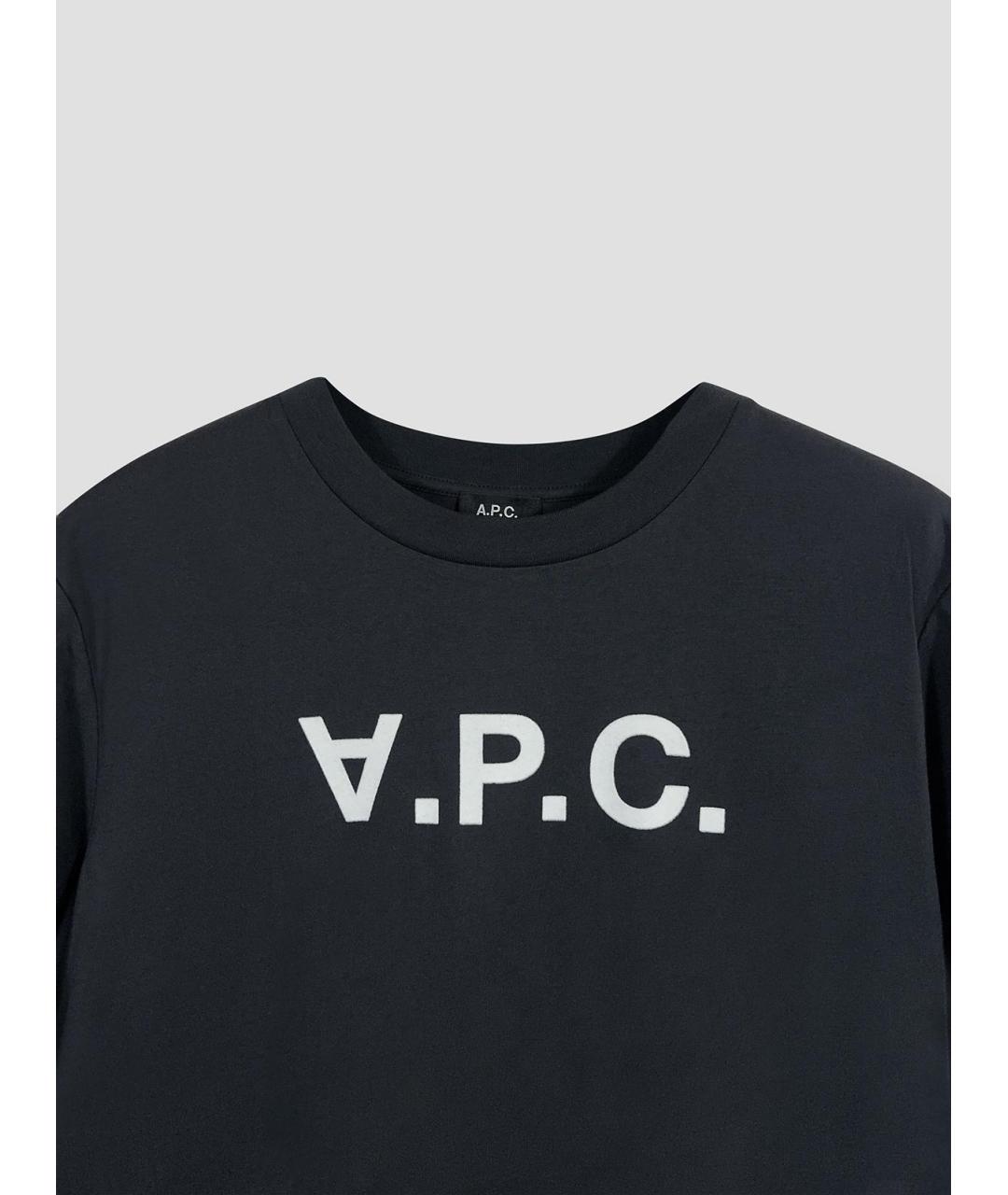 A.P.C. Хлопковая футболка, фото 3