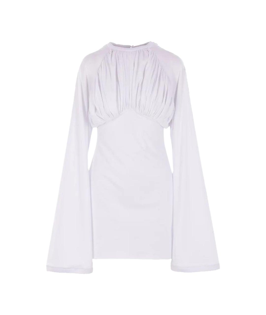 DURAN LANTIK Белое хлопковое повседневное платье, фото 1