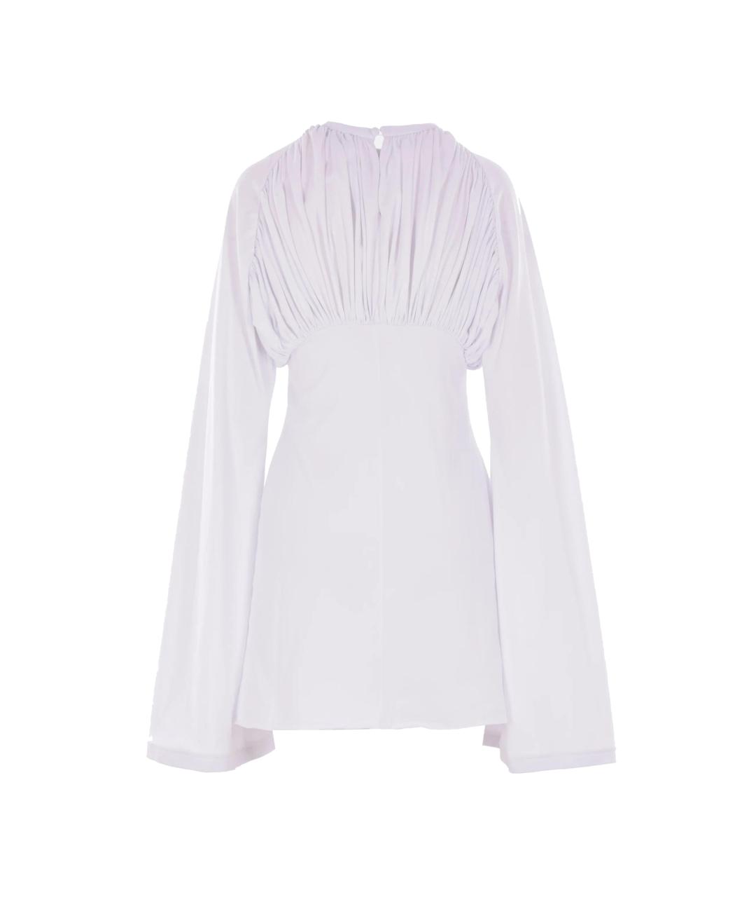 DURAN LANTIK Белое хлопковое повседневное платье, фото 2